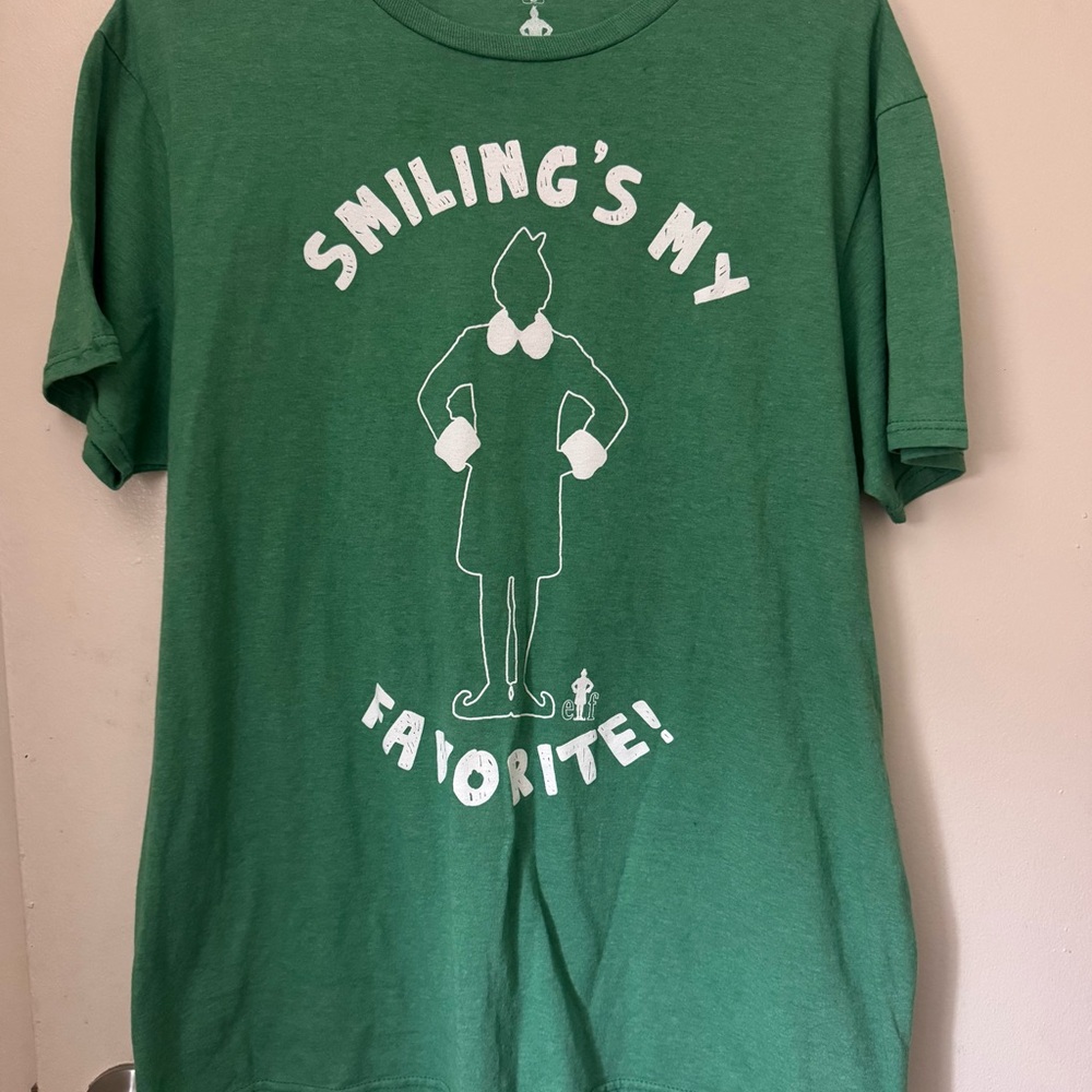 ELF Green Tee with White Logo